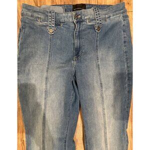 Women’s High Rise Bootcut Jeans Size 14 Soft Stretch Everyday Classic Denim Y2K